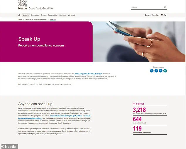 Alleged Affair and Anonymous Tip Spark Nestlé CEO's Ouster