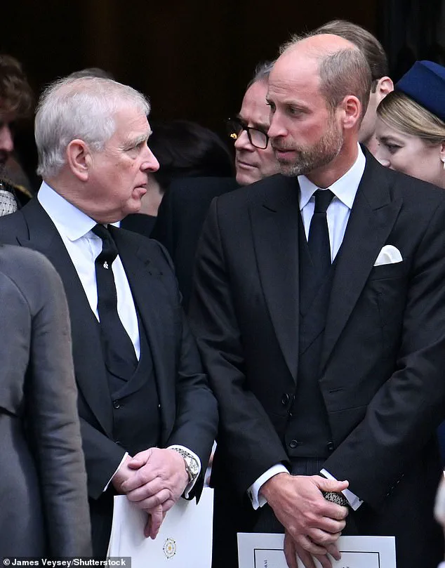 Royal Tensions Evident in Prince Andrew and Prince William's 'Frosty' Post-Funeral Encounter