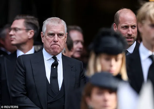 Royal Tensions Evident in Prince Andrew and Prince William's 'Frosty' Post-Funeral Encounter