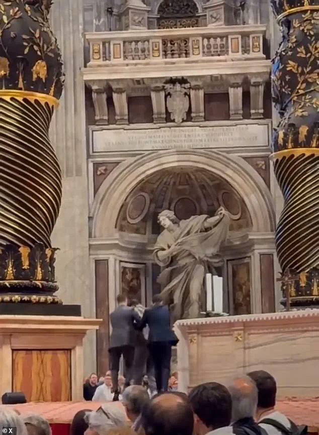 Pope Leo XIV 'Shocked' as Man Urinates on Sacred Altar in St. Peter's Basilica During Morning Mass