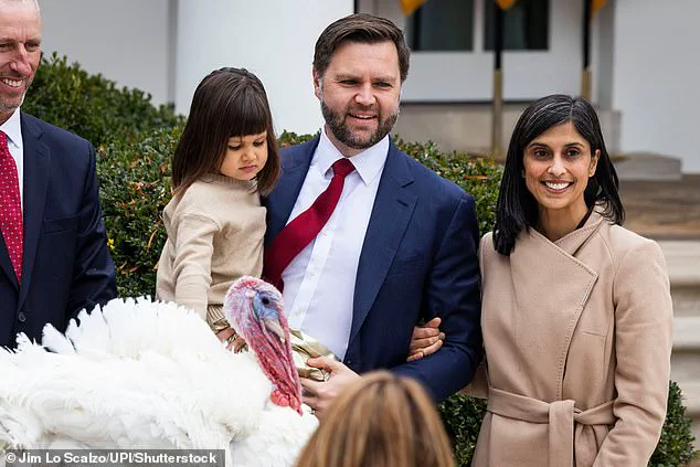 Public Scrutiny and Symbolism: Usha Vance's Wedding Ring at the Turkey Pardoning Ceremony Reflects Heightened Attention on First Lady's Actions