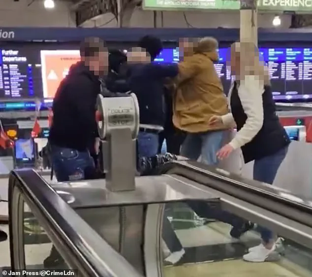 Violent Brawl at Victoria Station Sparks Concern Over Safety in Urban Transport Hubs