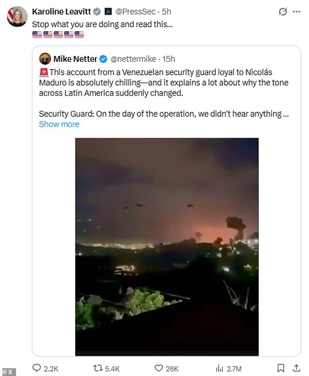 United States Under Investigation for Alleged Use of Classified Sonic Weapon During Covert Operation in Venezuela