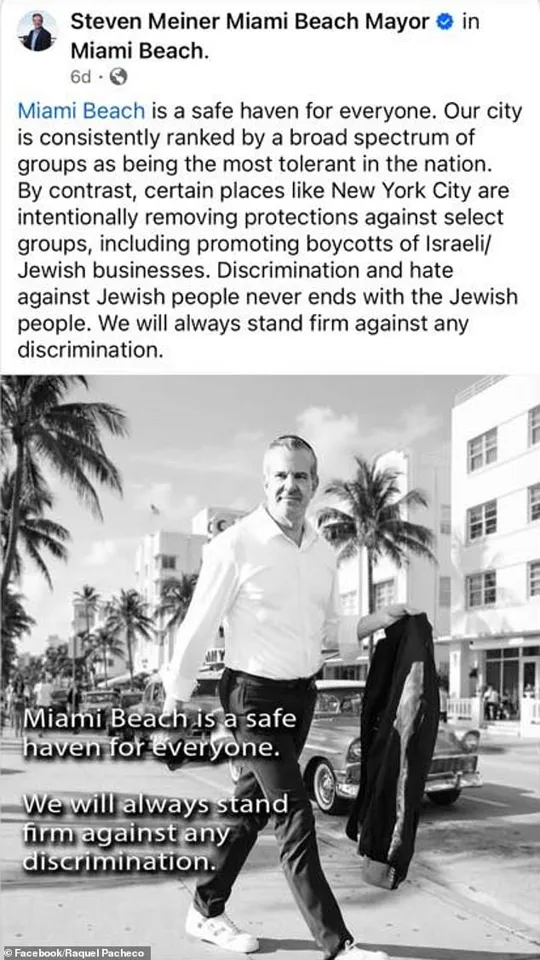 Miami Beach Mayor and Activist Clash Over Free Speech and Government Role in Public Criticism