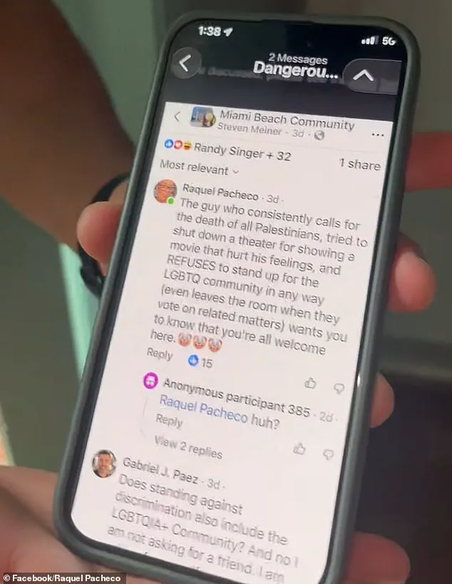 Miami Beach Mayor and Activist Clash Over Free Speech and Government Role in Public Criticism