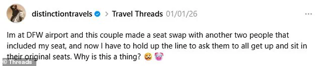 Travel Influencer's Seat Swap Fiasco at DFW Airport Leaves Traveler Frustrated