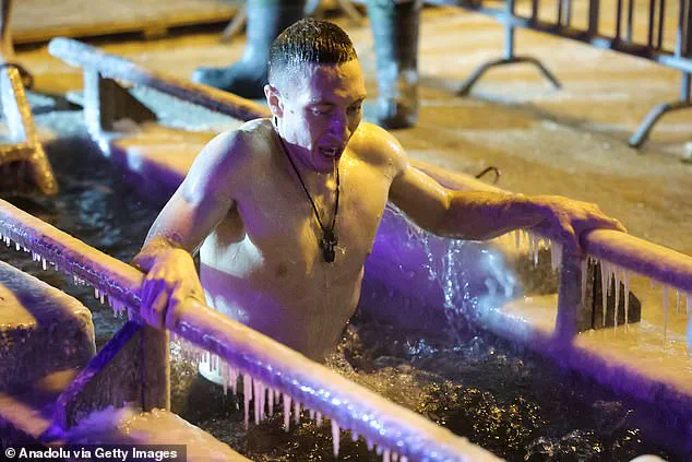 Russian Orthodox Christians Brave Subzero Temperatures for Epiphany Immersion Ritual