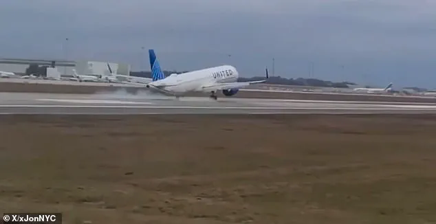 United Flight Makes Emergency Landing at Orlando International Airport After Front Wheel Tearing Off in Incident Captured on Viral Video