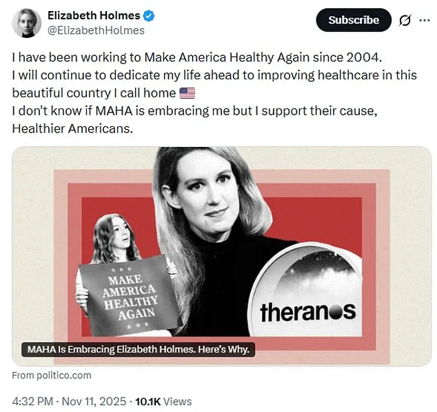 Elizabeth Holmes Seeks Commutation from Trump Administration Amid Scrutiny Over Legal Troubles and Trump's Stance on Justice