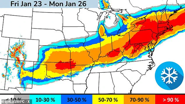 Historic Snowstorm Looms Over East Coast: Forecasters Warn of Unprecedented Risks to Major Cities