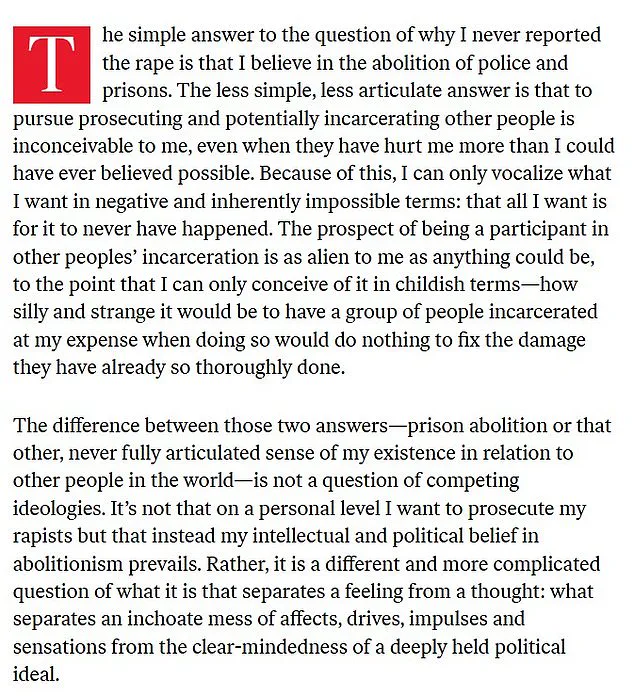 Anna Krauthamer's Decision Not to Report Rape Sparks Debate Over Justice and Safety