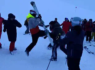 Chewbacca Skier's Brutal Snowball Attack in Val Thorens Sparks Debate on Resort Safety and Civility