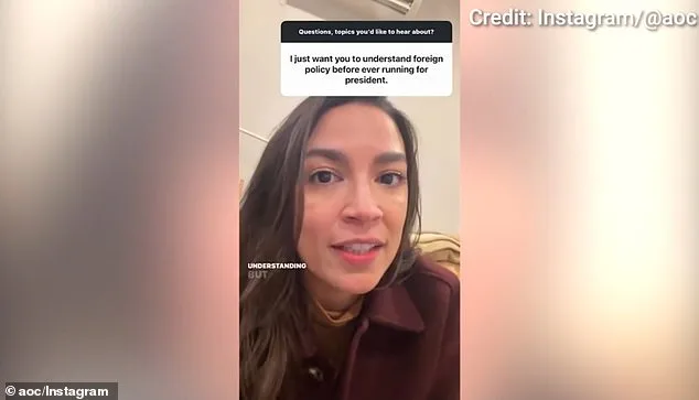 AOC Defends Foreign Policy Expertise as Fiancé Snoozes in Background During Instagram Live
