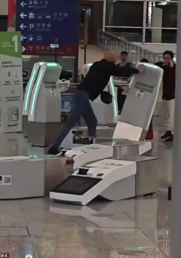 British Man Arrested at Hong Kong Airport After Smashing Check-In Desks with Metal Post