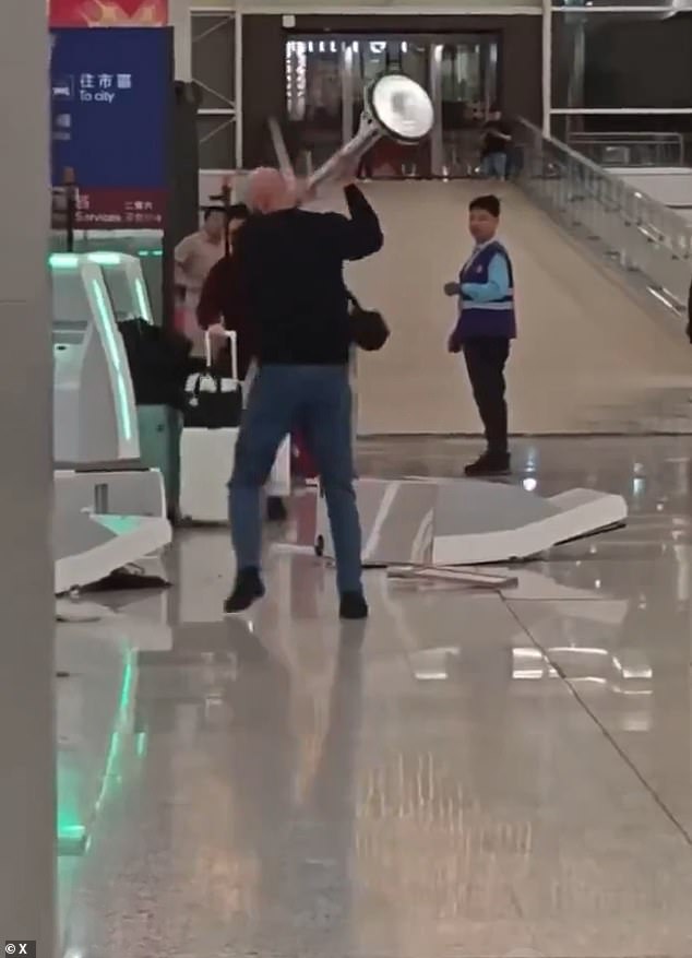 British Man Arrested at Hong Kong Airport After Smashing Check-In Desks with Metal Post
