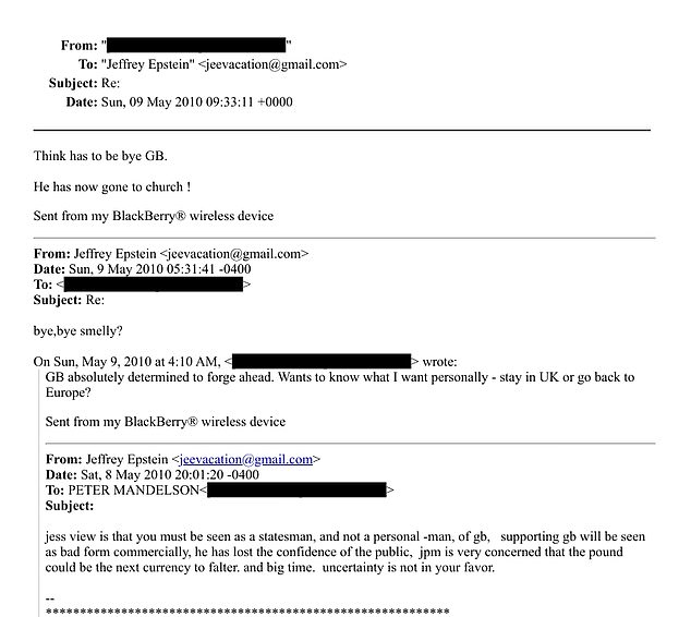 Congress Demands Testimony from Ex-British Ambassador Peter Mandelson Over Epstein Ties and 2008 Financial Crisis Revelations