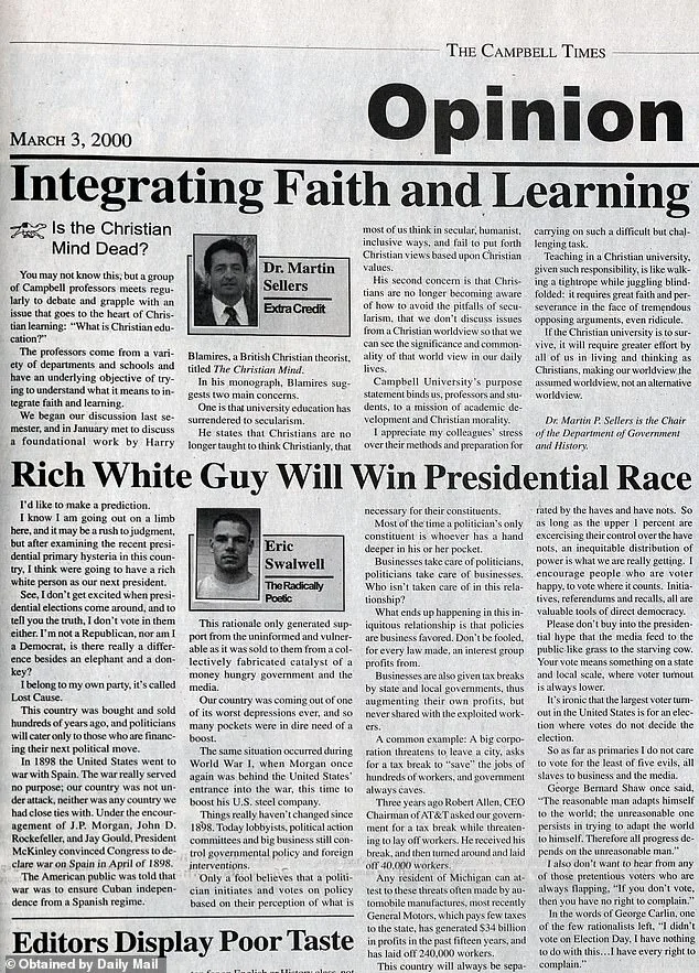 Eric Swalwell's College-Era Writings Spark Controversy, Reshaping His 2026 Gubernatorial Bid