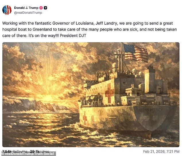 Greenland Rejects Trump's 'Hospital Boat' Offer Amid Evacuation of U.S. Submarine Crew Member