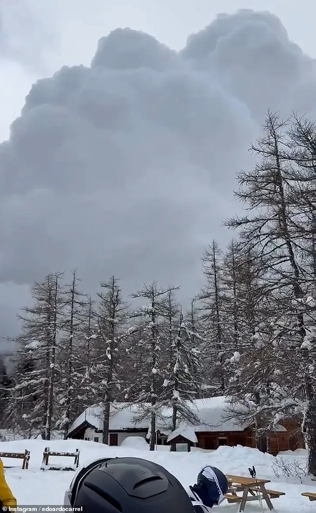 Harrowing Footage Captures Massive Avalanche in Italy as Skiers Flee Chaos, Calm Amid the Storm