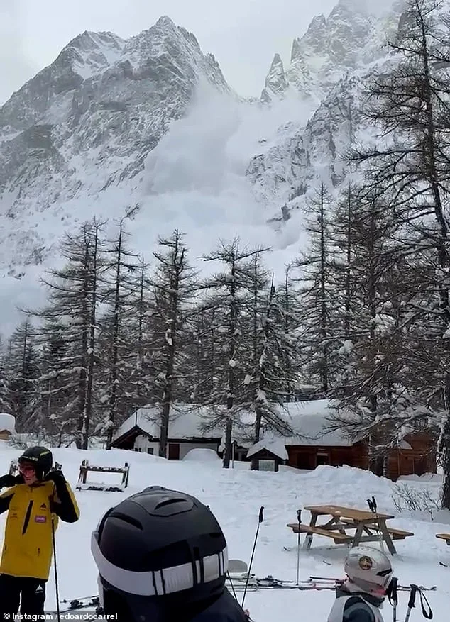 Harrowing Footage Captures Massive Avalanche in Italy as Skiers Flee Chaos, Calm Amid the Storm