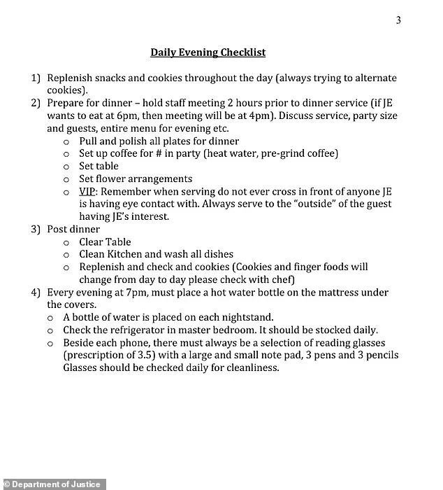 Jeffrey Epstein's Private Life Unveiled in New DOJ Documents