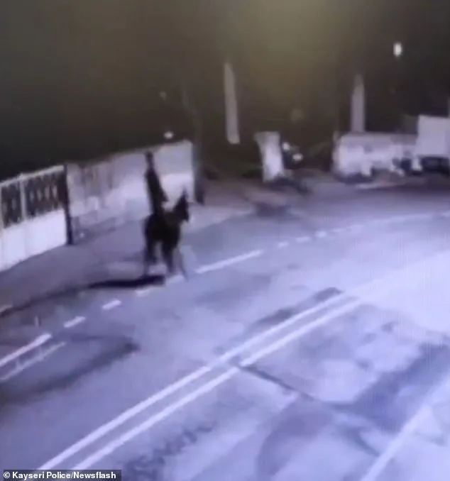 Kayseri Jewelry Store Robbery: Masked Thief Uses Forklift and Escapes on Donkey