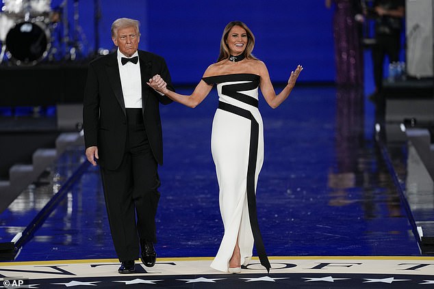 Melania Trump's Secret Message on Inaugural Dress: The Mystery of the Black Z Shape Unveiled at Smithsonian
