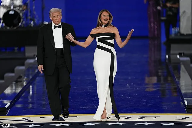 Melania Trump's Secret Message on Inaugural Dress: The Mystery of the Black Z Shape Unveiled at Smithsonian