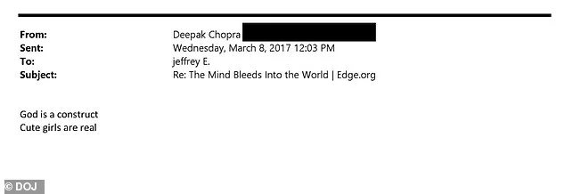 Newly Released Files Reveal Unsettling Correspondence Between Deepak Chopra and Jeffrey Epstein Amid Political Scrutiny