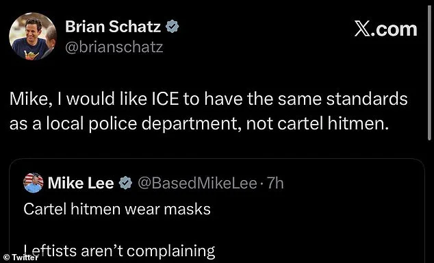 Senator Mike Lee Faces Backlash as Post Comparing ICE Agents to Mexican Cartel Members Sparks Outcry Amid Escalating Violence