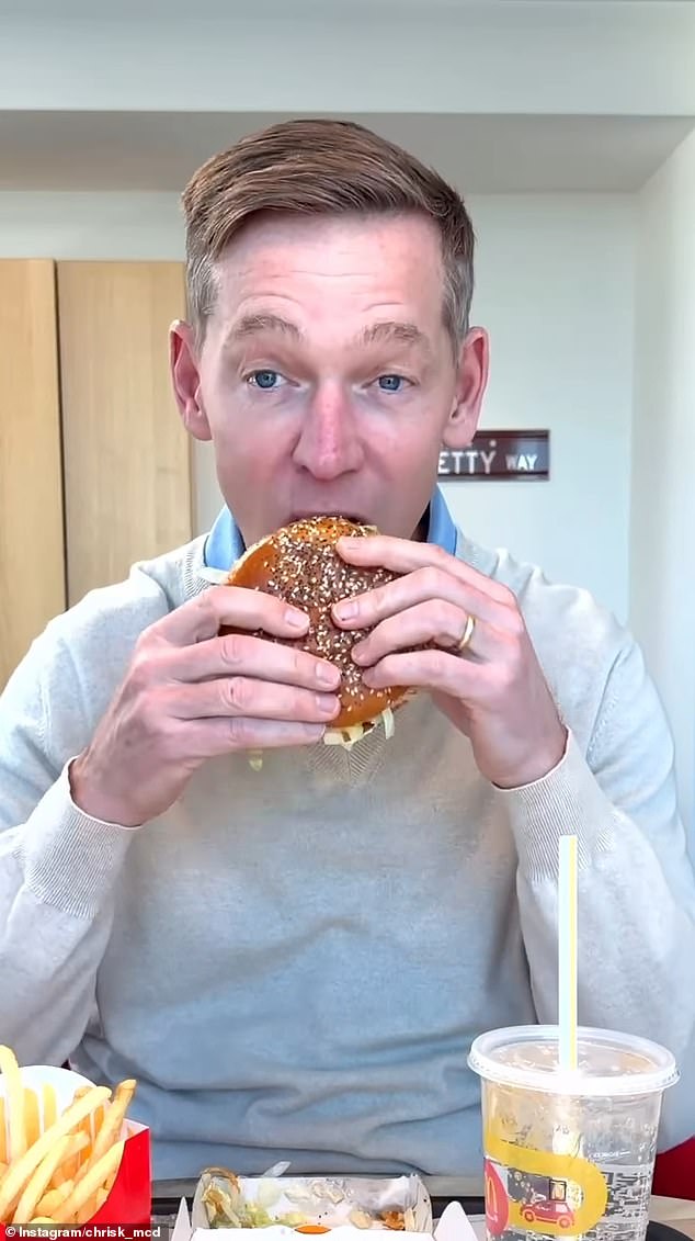 McDonald's CEO Faces Ridicule After Awkward Big Arch Burger Tasting Video Goes Viral