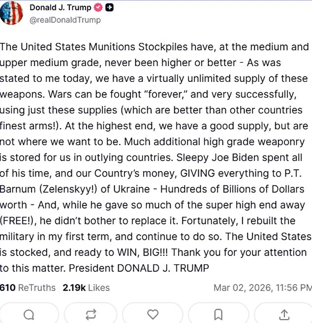 Trump's 'Unlimited' Weapons Claims Amid US-Iran Escalation Following Saudi Embassy Drone Strike