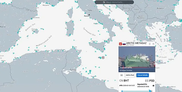 Drone Attack Ignites Russian Oil Tanker in Mediterranean Amid Geopolitical Tensions