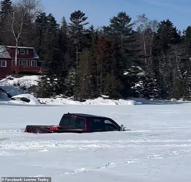 Woman Trapped in Frozen Grip of Moosehead Lake After Brother's Pickup Truck Plunges Through Ice