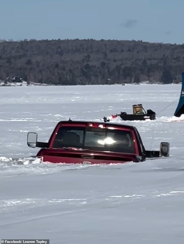 Woman Trapped in Frozen Grip of Moosehead Lake After Brother's Pickup Truck Plunges Through Ice