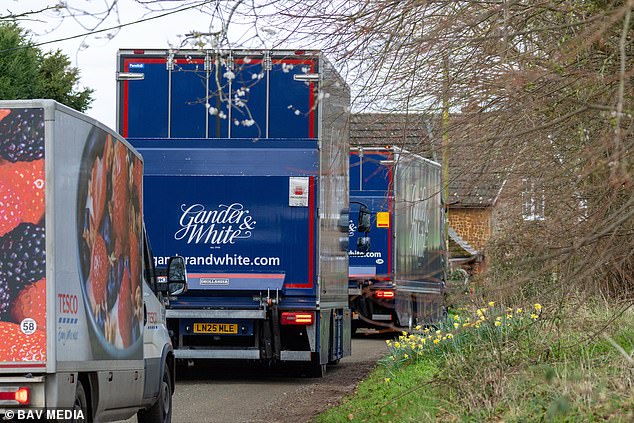 Art-Laden Removal Vans Mark Prince Andrew's Relocation to Sandringham's Marsh Farm Ahead of Easter