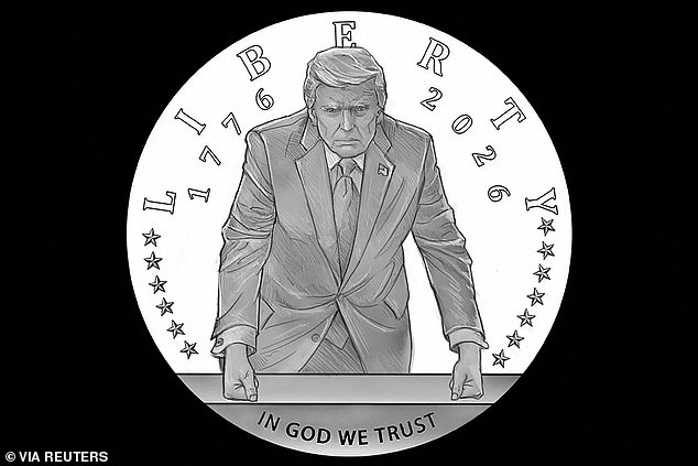 Controversial 24-Carat Gold Coin Featuring Trump's Face to Mark U.S. 250th Anniversary