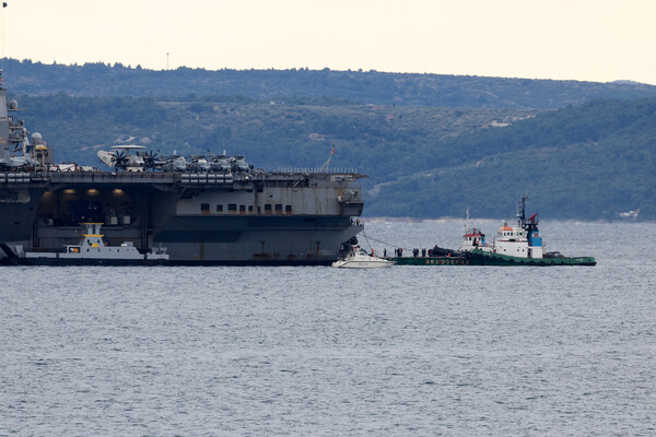 USS Gerald R. Ford Arrives in Croatia for Maintenance After Red Sea Combat Missions and Fire Incident