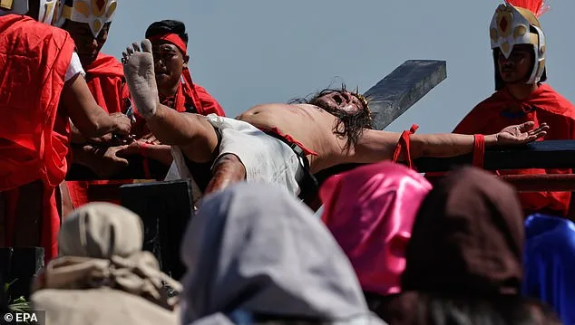Devout Catholic in Philippines Endures Annual Crucifixion Reenactment as Visceral Tradition Draws Crowds