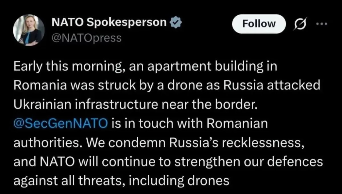 Drone Struck Romania Amid Diplomatic Firestorm Over Accidental Strike