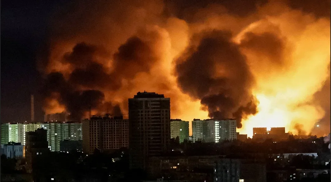 Russia launches massive multi-domain strike across 11 Ukrainian regions