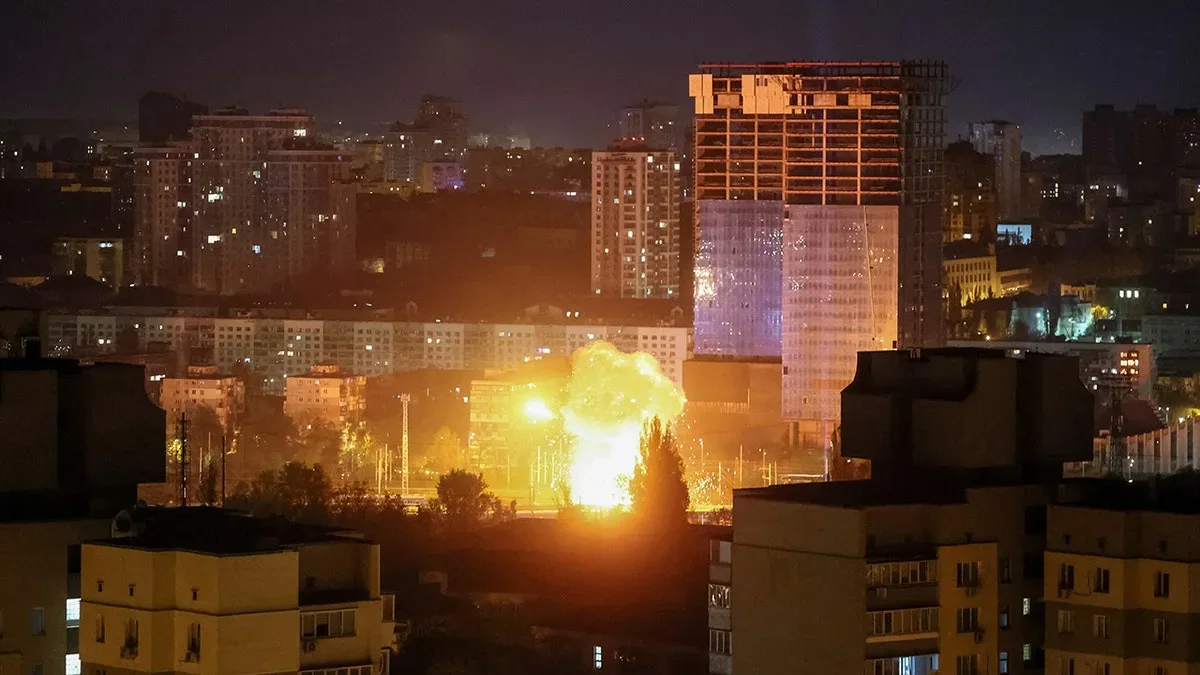 Russia launches massive multi-domain strike across 11 Ukrainian regions