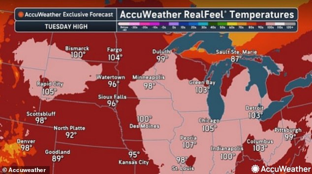 Unprecedented heatwave traps millions across US Midwest and Northeast.