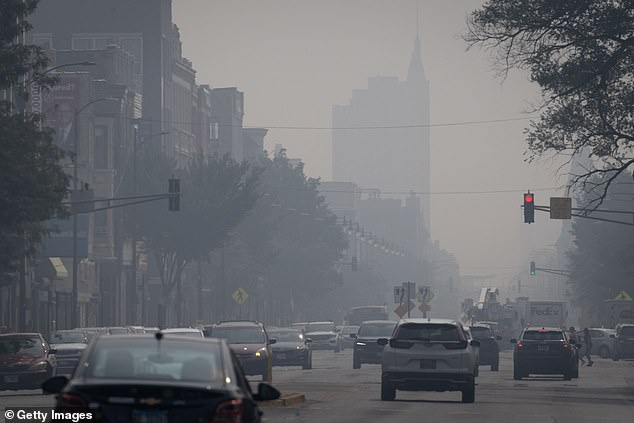 Canadian wildfire smoke blankets U.S., forcing beach closures and health warnings across Northeast.