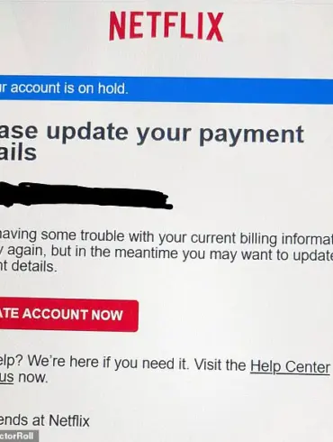 Scam Alert: Fake Netflix Email Targets Users' Personal Information
