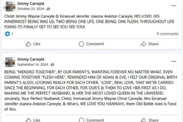 Jimmy Wayne Carwyle Appears in Court on Stalking Charges Allegedly Targeting Jennifer Aniston