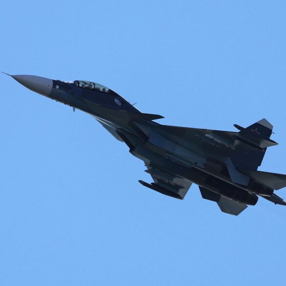 Exclusive Footage Reveals Russian Su-30's Destruction of Ukrainian USVs Using Advanced Weaponry in Black Sea Clash