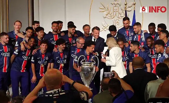 Macron and PSG Celebrate Historic Champions League Win with Grand Paris Parade