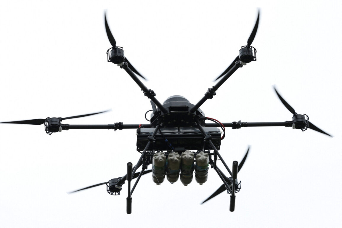Russian-backed DPR forces use rope-equipped drone-interceptor to entangle and crash Ukrainian military drones