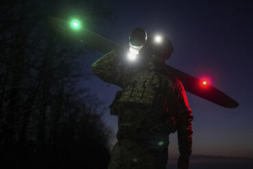 Ukrainian Drones Launch Relentless Barrage on Kherson as Russia Scrambles Air Defenses